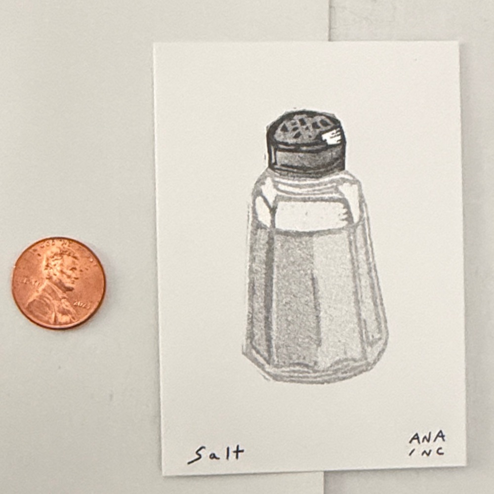 Inciardi mini print - salt shaker